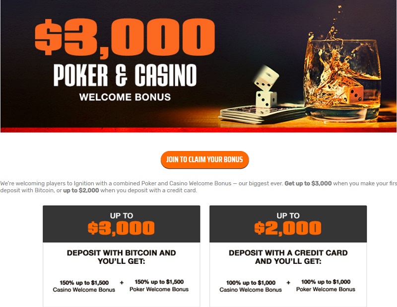 ignition casino bitcoin bonus